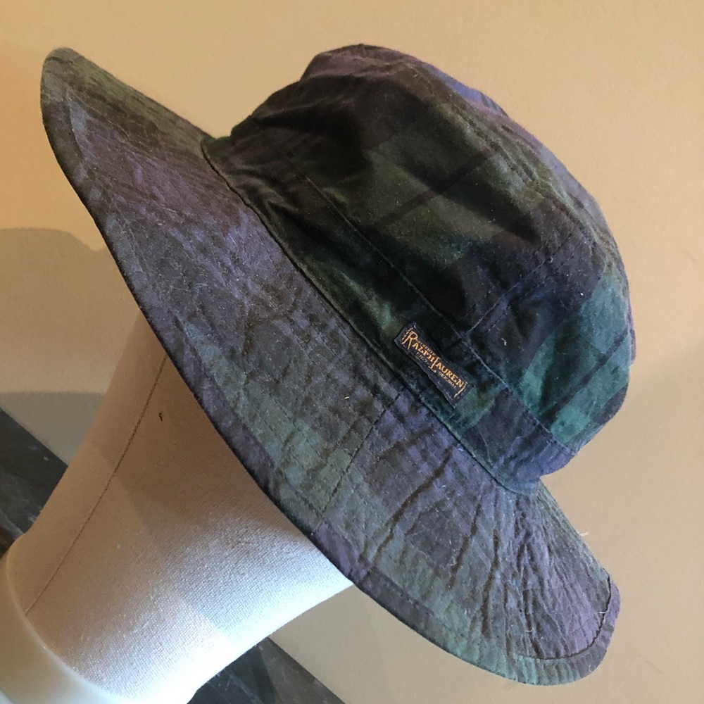 PRL BLACK WATCH CANVAS BUCKET HAT